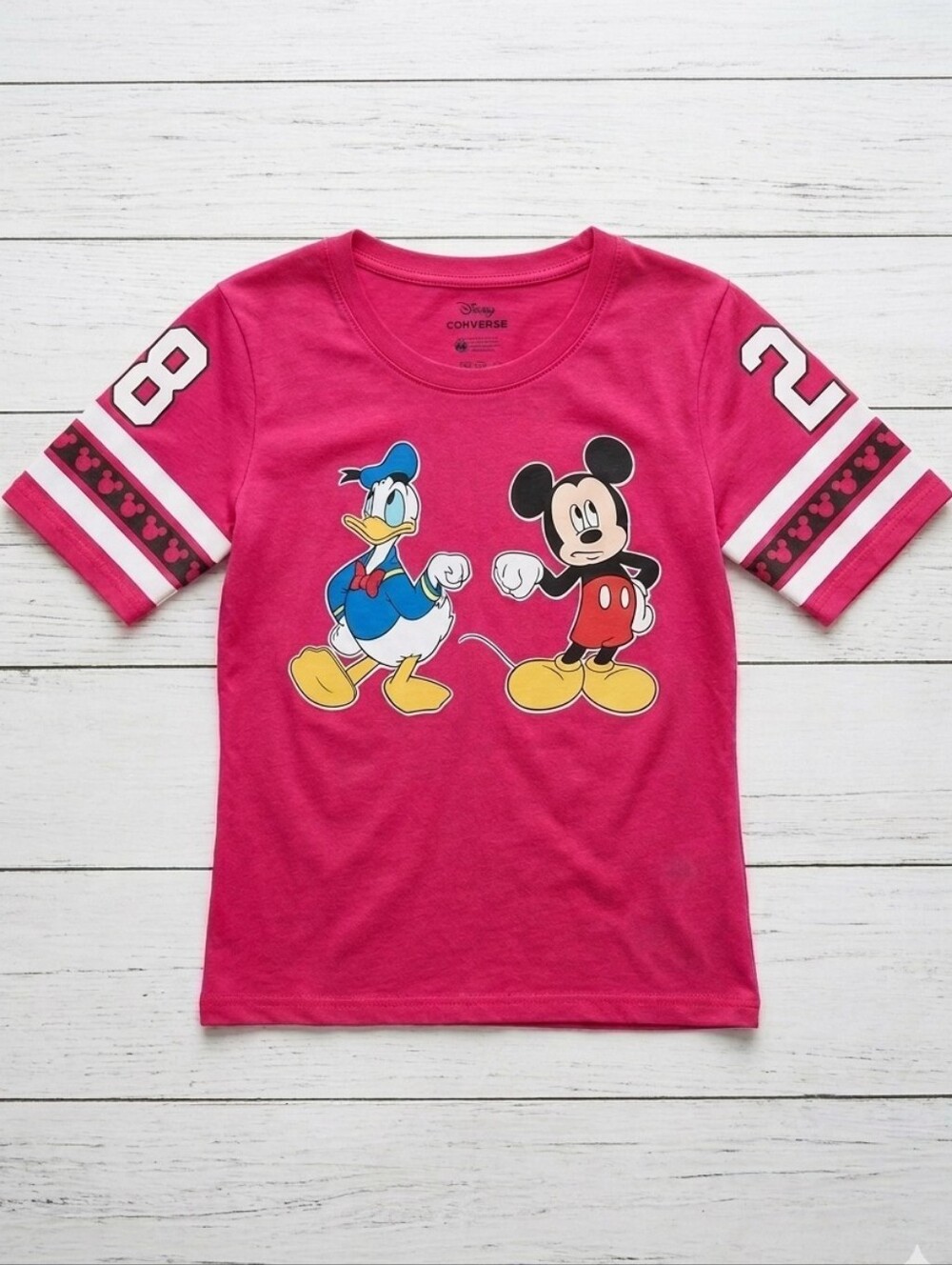Disney Mickey and Friends Cotton Mickey Mouse Daffy Duck #28 Casual T-shirt Top
